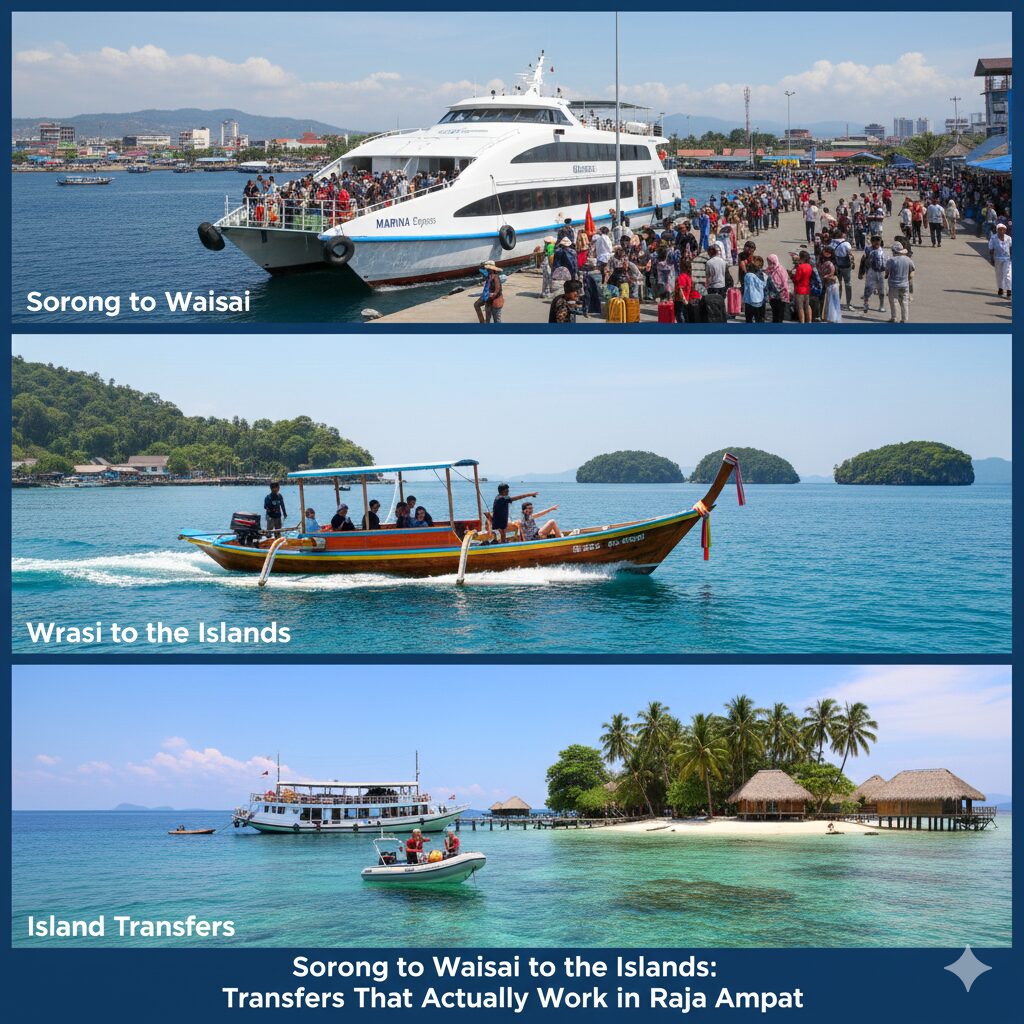 Sorong to Waisai to the islands: transfers that actually work in Raja Ampat
